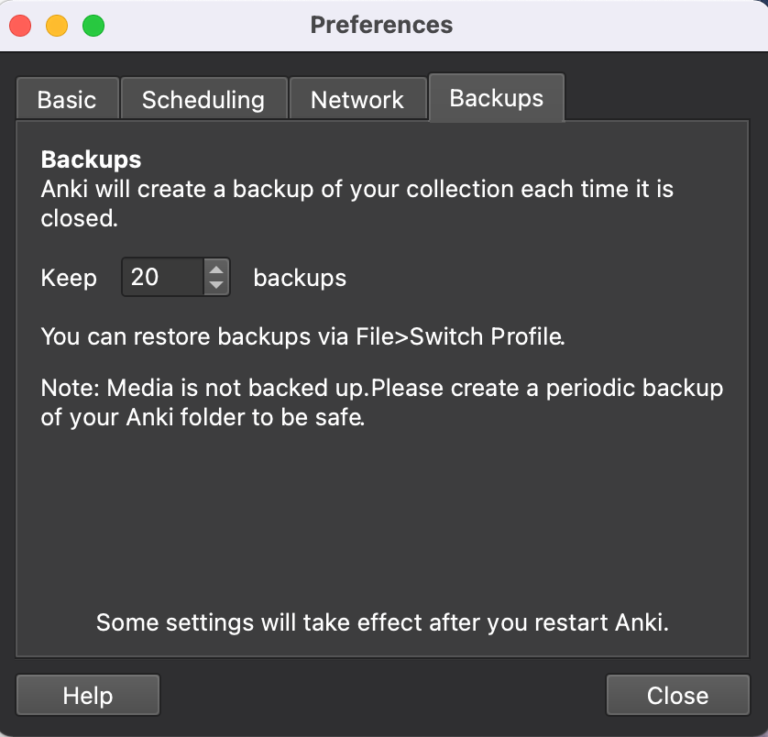anki settings two session language anki settings two session language